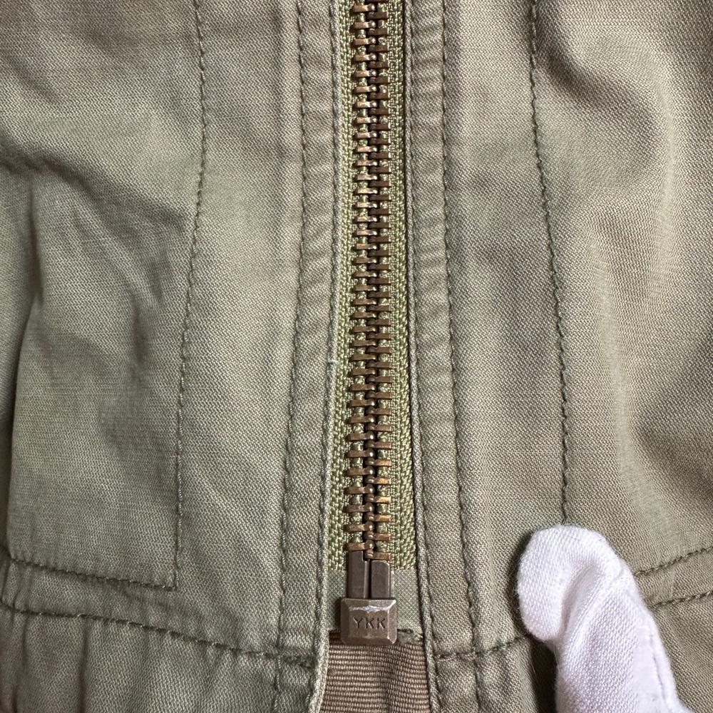 Madewell Women's Jacket Utility Military Fleet Jacket Army Olive
Green Small - Picture 6 of 16